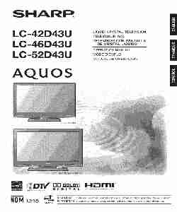 Sharp Flat Panel Television LC 42D43U-page_pdf